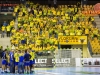 Players and fans during the handball match between RK Celje Pivovarna Lasko (SLO) and Prvo Plinarsko drustvo Zagreb (CRO) in 1st round, group B of EHF Champions League 2016/17 on September 24, 2016 in Arena Zlatorog, Celje, Slovenia. Photo by Ziga Zupan / Sportida