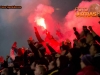 Viole, fans of Maribor celebrate after first goal of Maribor during football match between NK Olimpija and NK Maribor in 21st Round of Prva liga Telekom Slovenije 2014/15, on March 4, 2015 in SRC Stozice, Ljubljana, Slovenia. Photo by Vid Ponikvar / Sportida